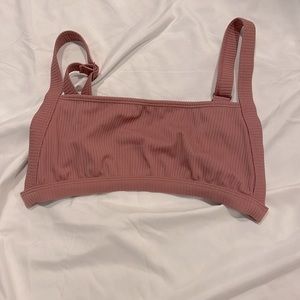 Pink bathing suit top